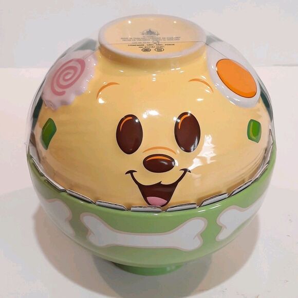 Disney World munchling Pluto Ramen Bowl Set Of 2 Ceramic 2024 Parks  NEW SEALED - Picture 2 of 6